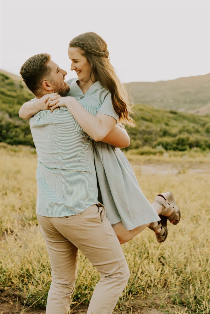 engagement session in utah valley 