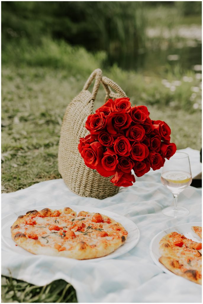 romantic outdoor picnic