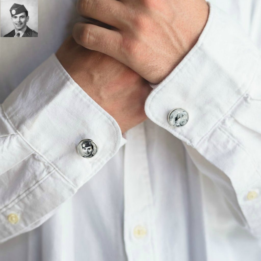 personalized photo cufflinks gifts for grooms
