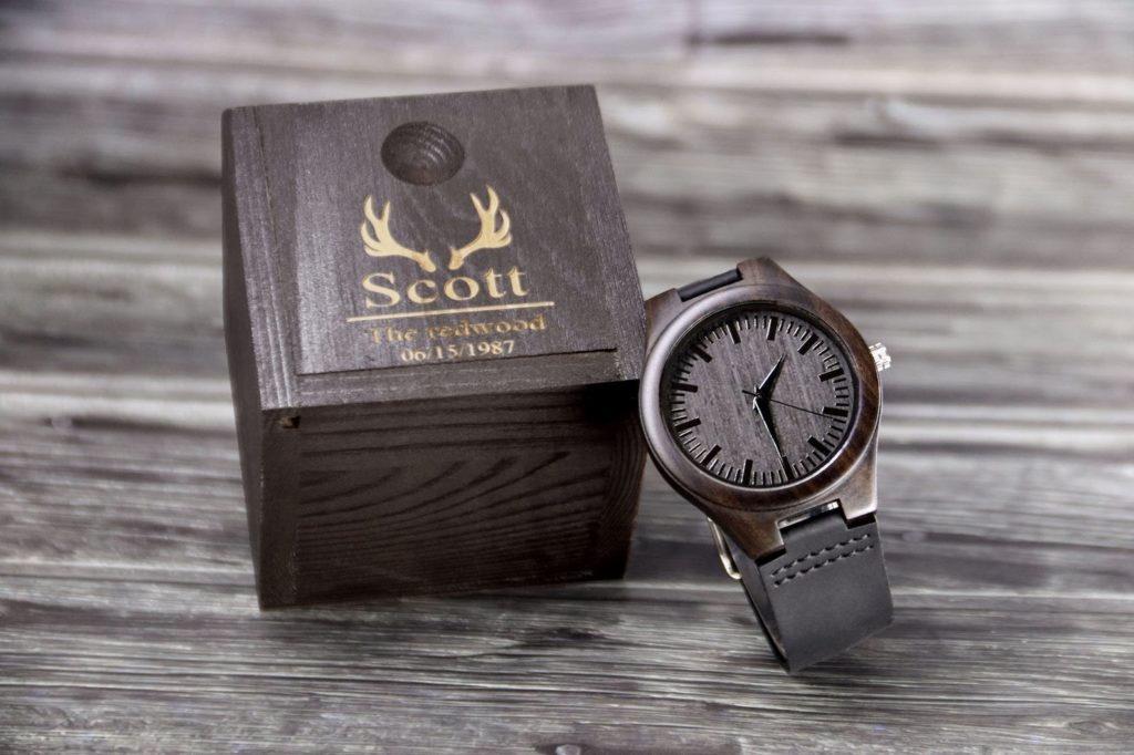 customizable wooden watch perfect idea for gifts for grooms